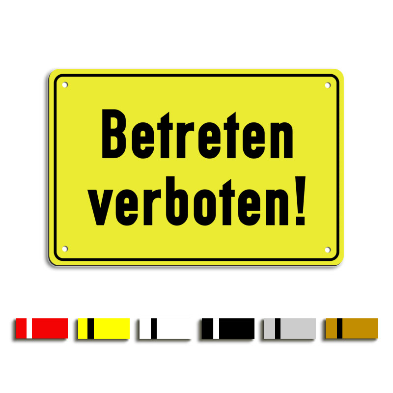 Betreten verboten